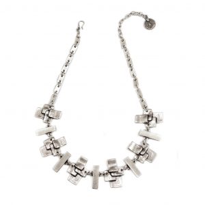 Handmade Scream Pewter Necklace - 1540