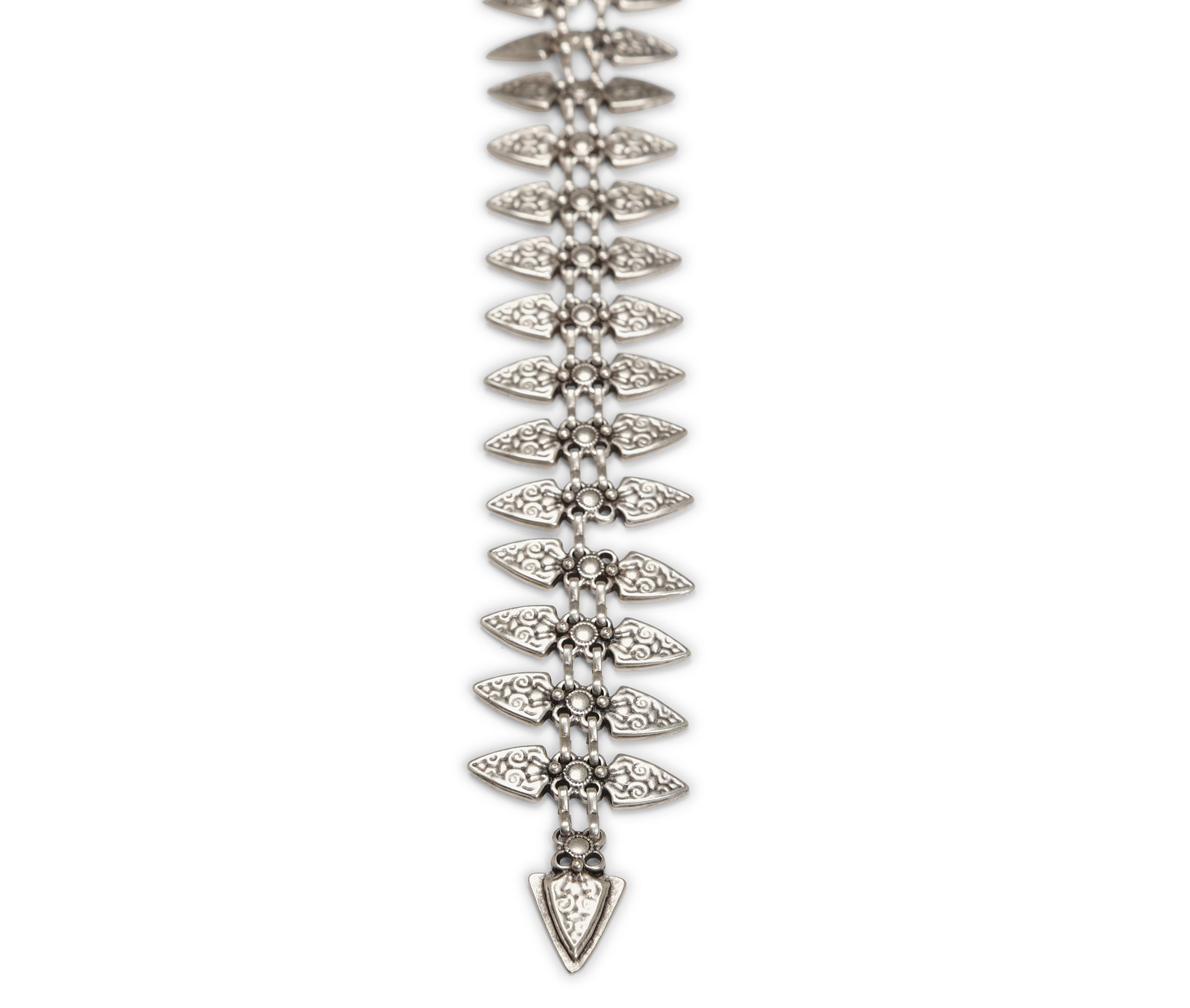 Handmade Arrow Pewter Necklace - 1747 - Image 2