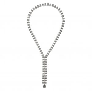 Handmade Rug Pewter Necklace - 1748
