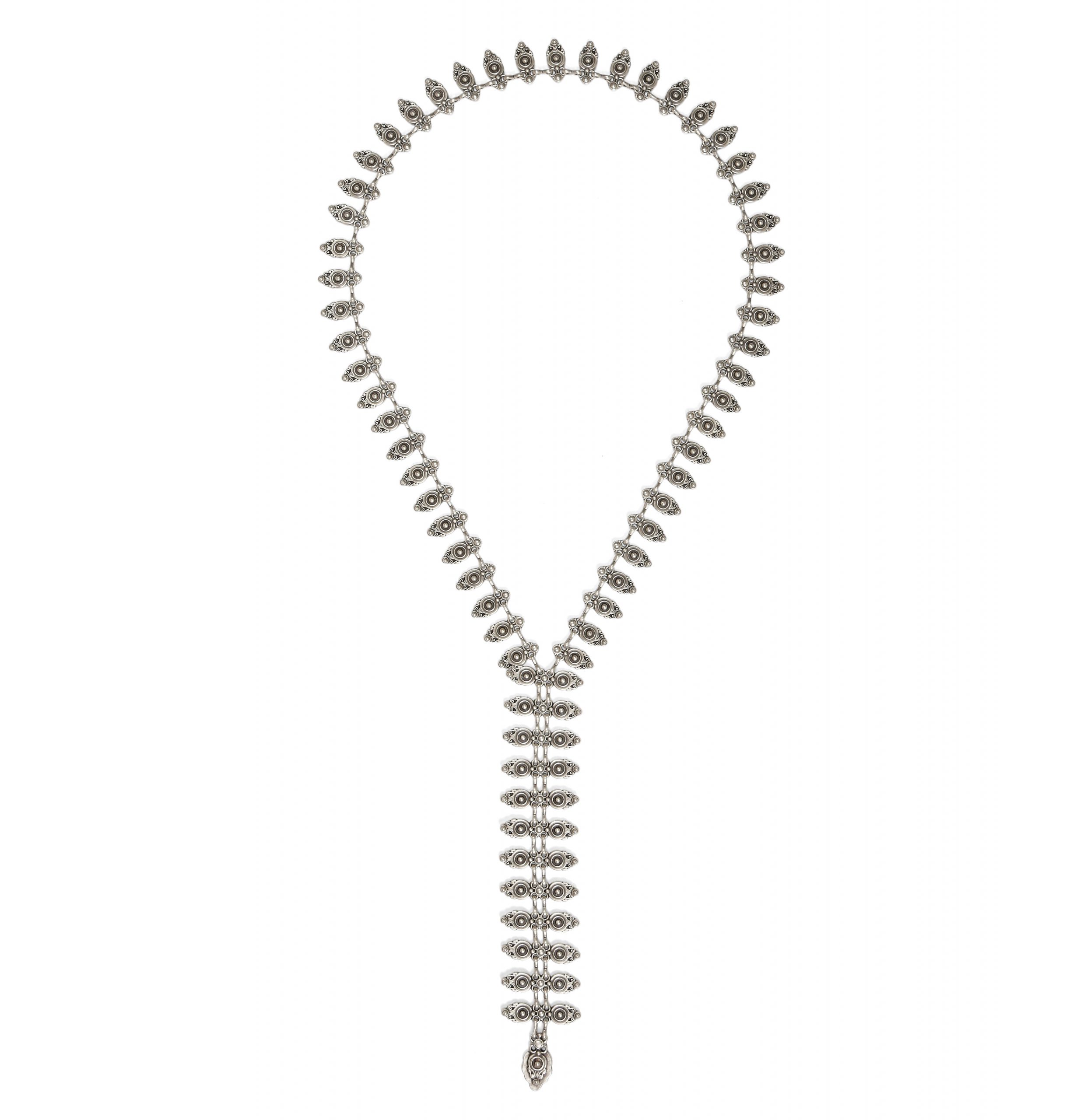 Handmade Pewter Necklace - 1750