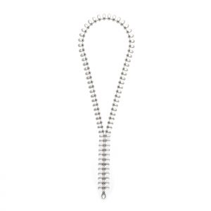 Handmade Plain Oval Pewter Necklace - 1753