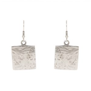 Handmade Pewter Earrings - 4662