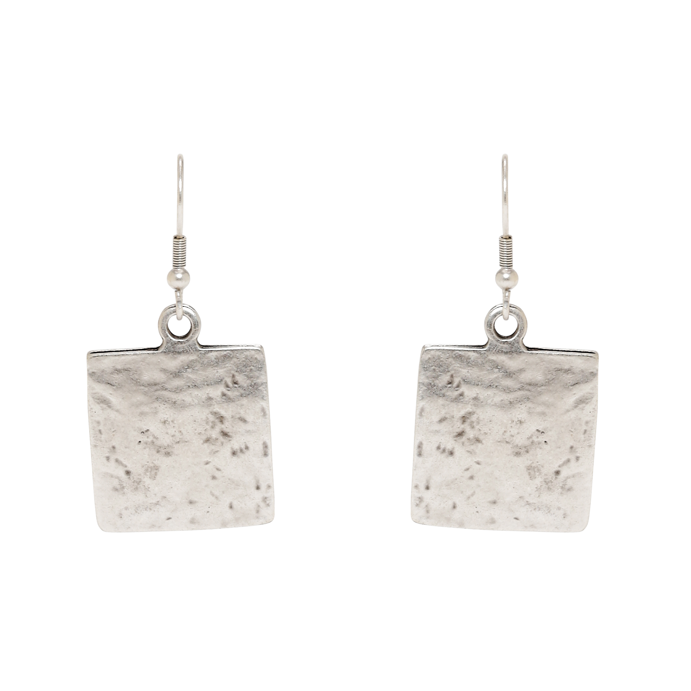 Handmade Pewter Earrings - 4662