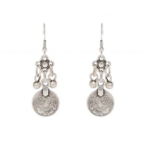 Handmade Pewter Sagacity Earrings - 4688