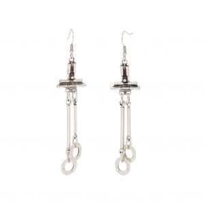 Handmade Pewter Earrings - 5035