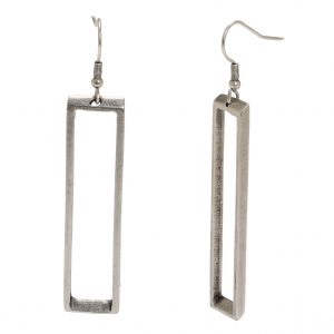 Handmade Pewter Earrings - 5137