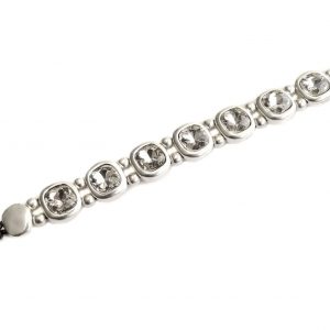 Handmade Crystal Pewter Bracelet - NB2143