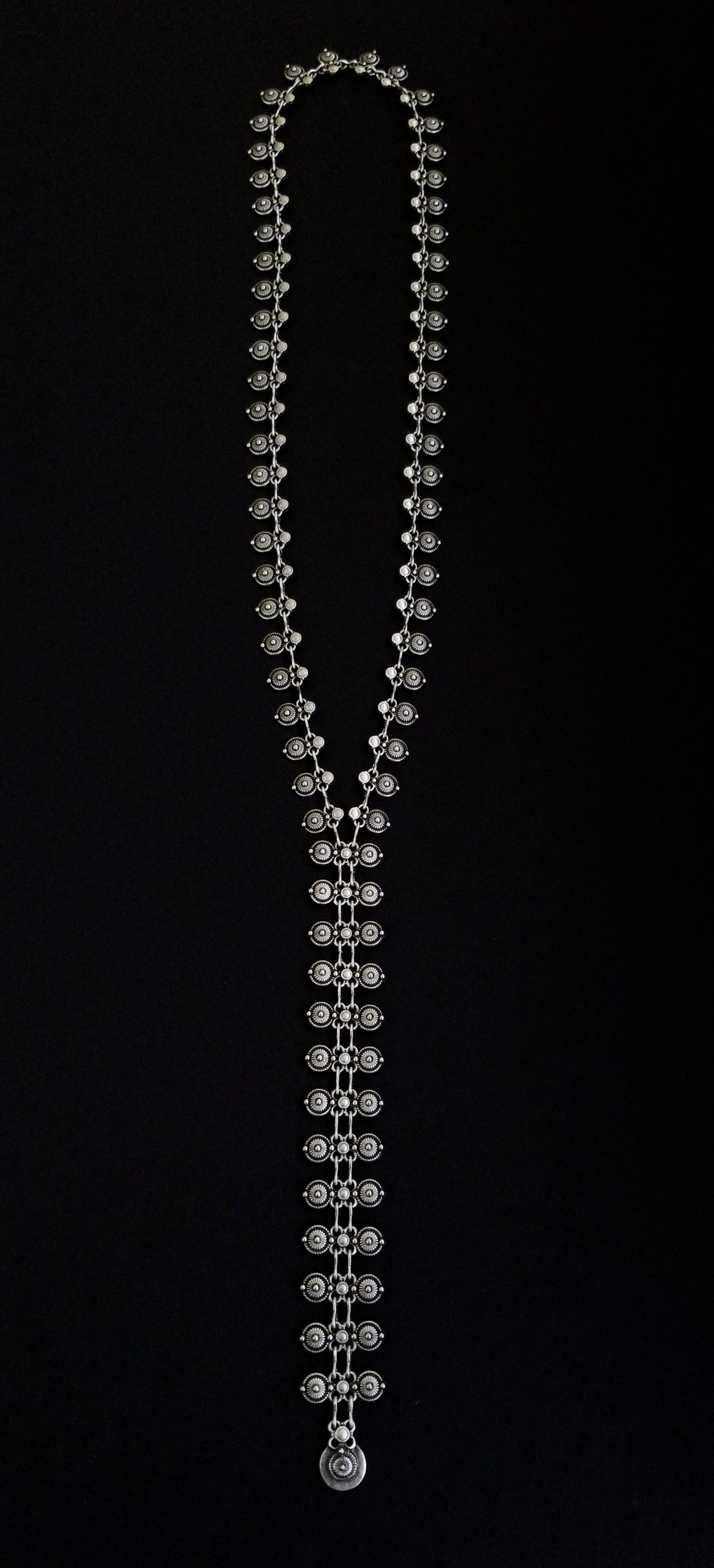 Handmade Lost Pewter Necklace - SLVR1088 - Image 2