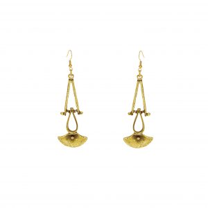 Handmade Bronze Earrings - KU119 BRONZE