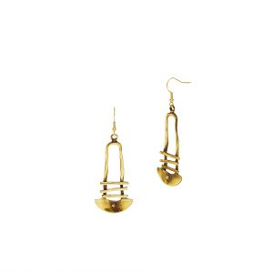 Handmade Bronze Earrings - KU141 BRONZE
