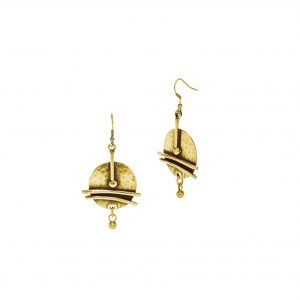 Handmade Bronze Earrings - KU152 BRONZE