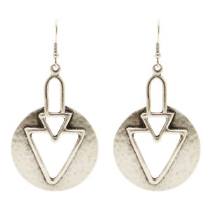 Handmade Pewter Earrings - KU155