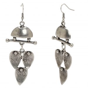 Handmade Pewter Earrings - KU42
