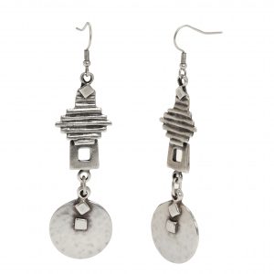 Handmade Pewter Earrings - KU45