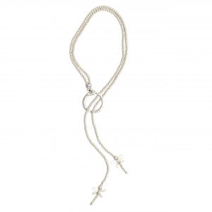 Handmade Crystal Pewter Necklace - NN3125