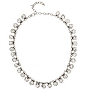 Handmade Hope Crystal Pewter Necklace - NN3536