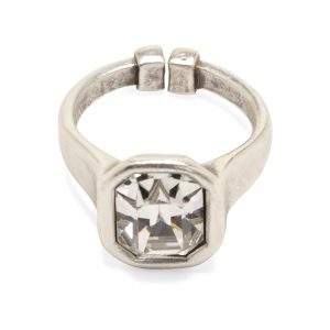Handmade Crystal Brass Ring - NR6085