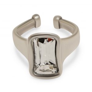 Handmade Simon Crystal Brass Ring