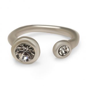 Handmade Hope Crystal Brass Ring - NR6105