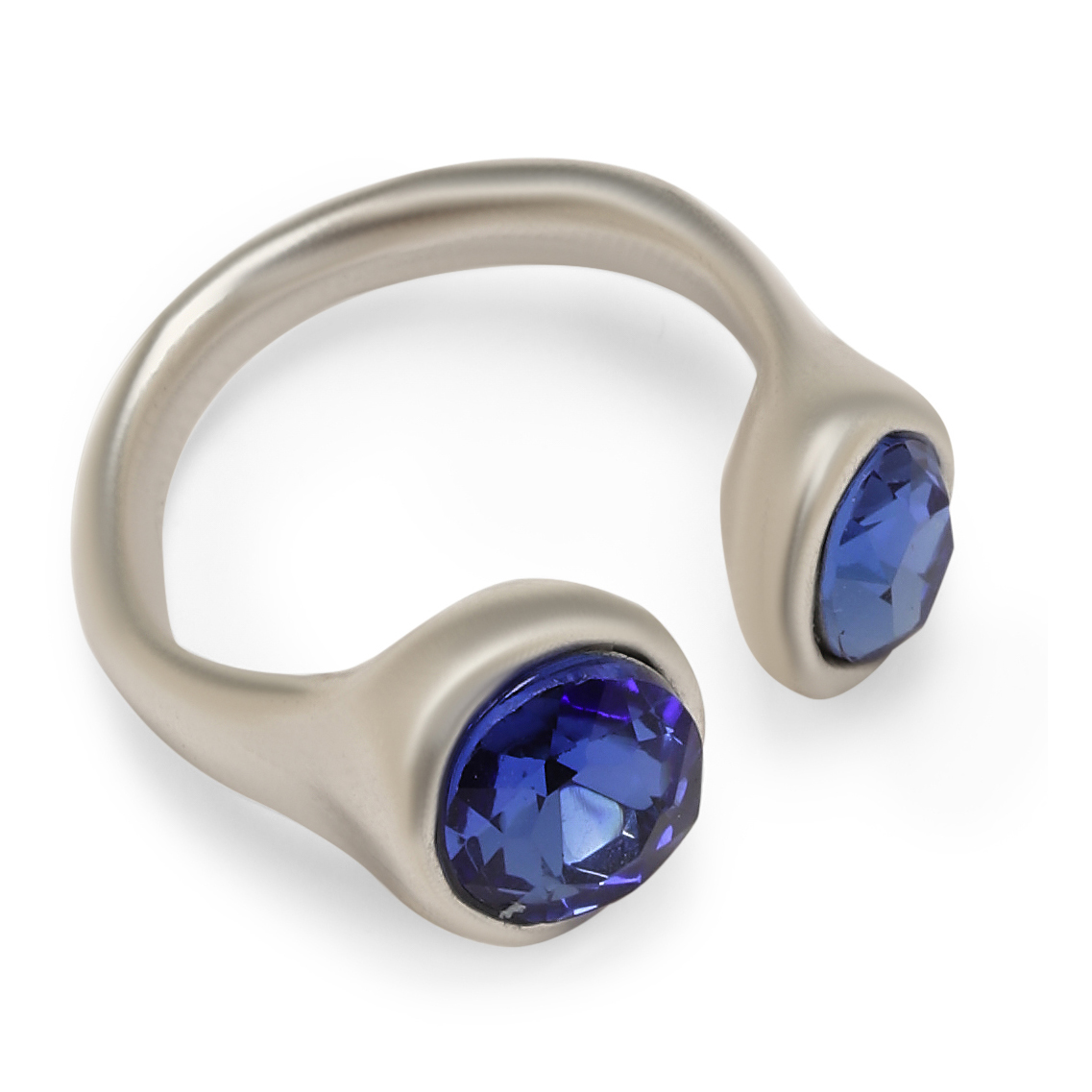 Handmade Crystal Brass Ring - NR6112 - Image 2