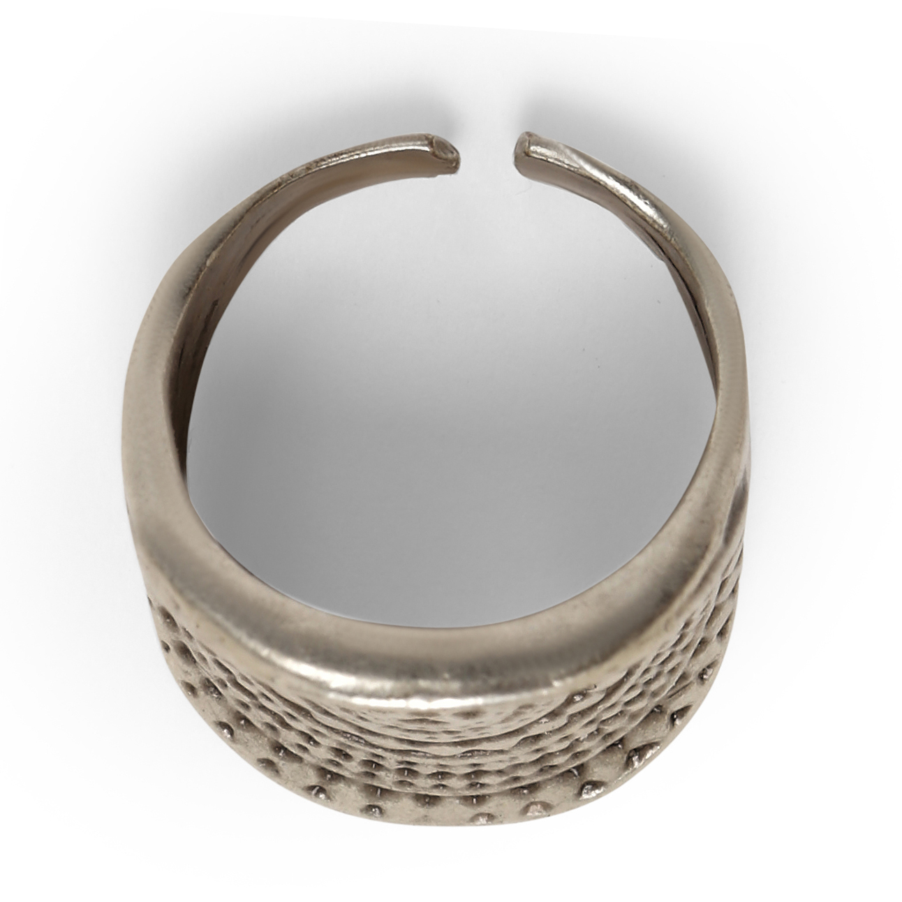 Handmade Boho Brass Ring - ZRC-021 - Image 3