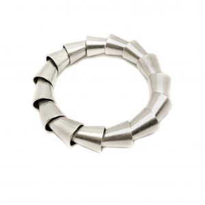 Handmade Pewter Bracelet - 2640