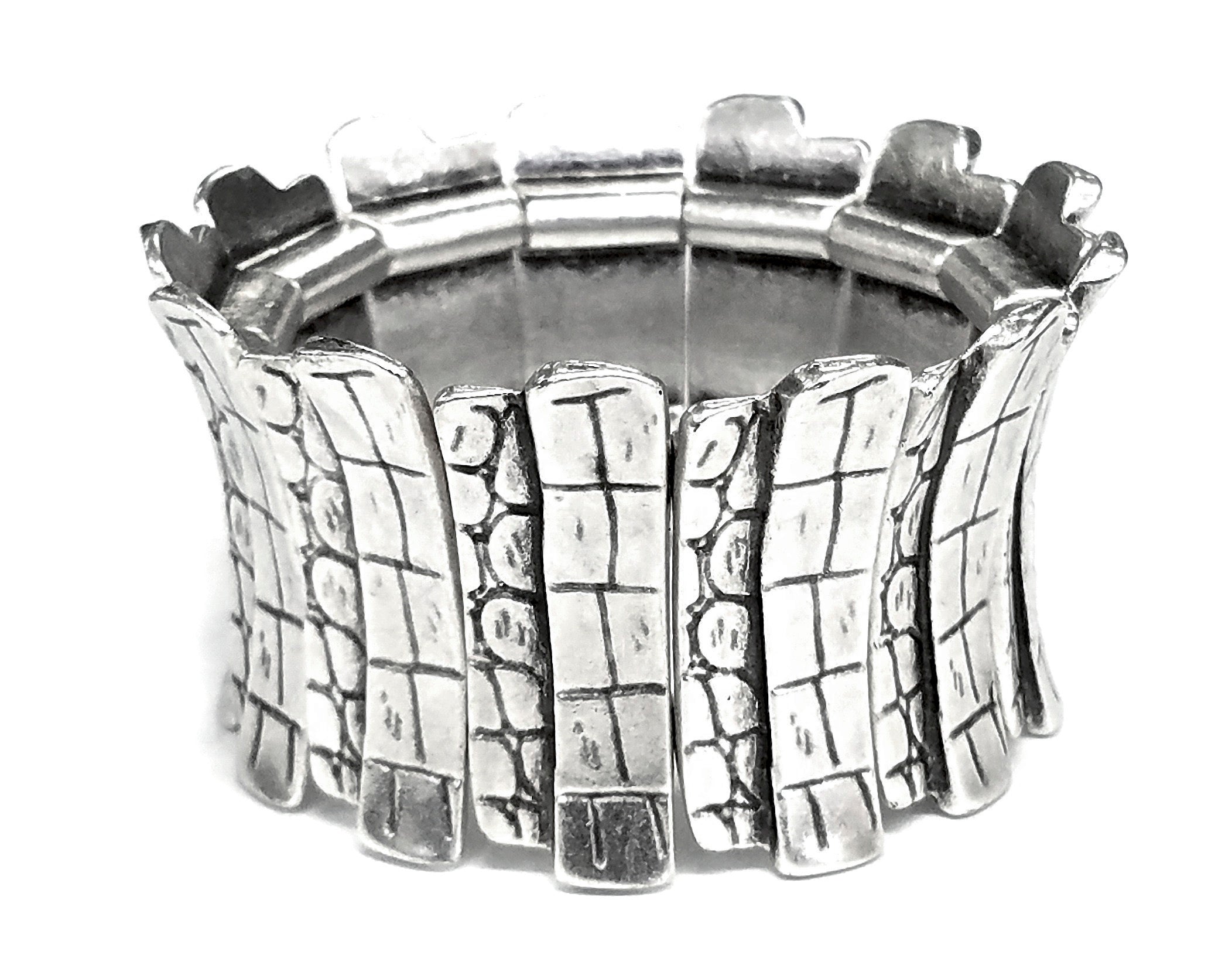 Handmade Pewter Bracelet - 2705 - Image 4