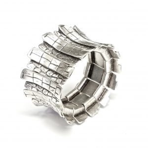 Handmade Pewter Bracelet - 2705