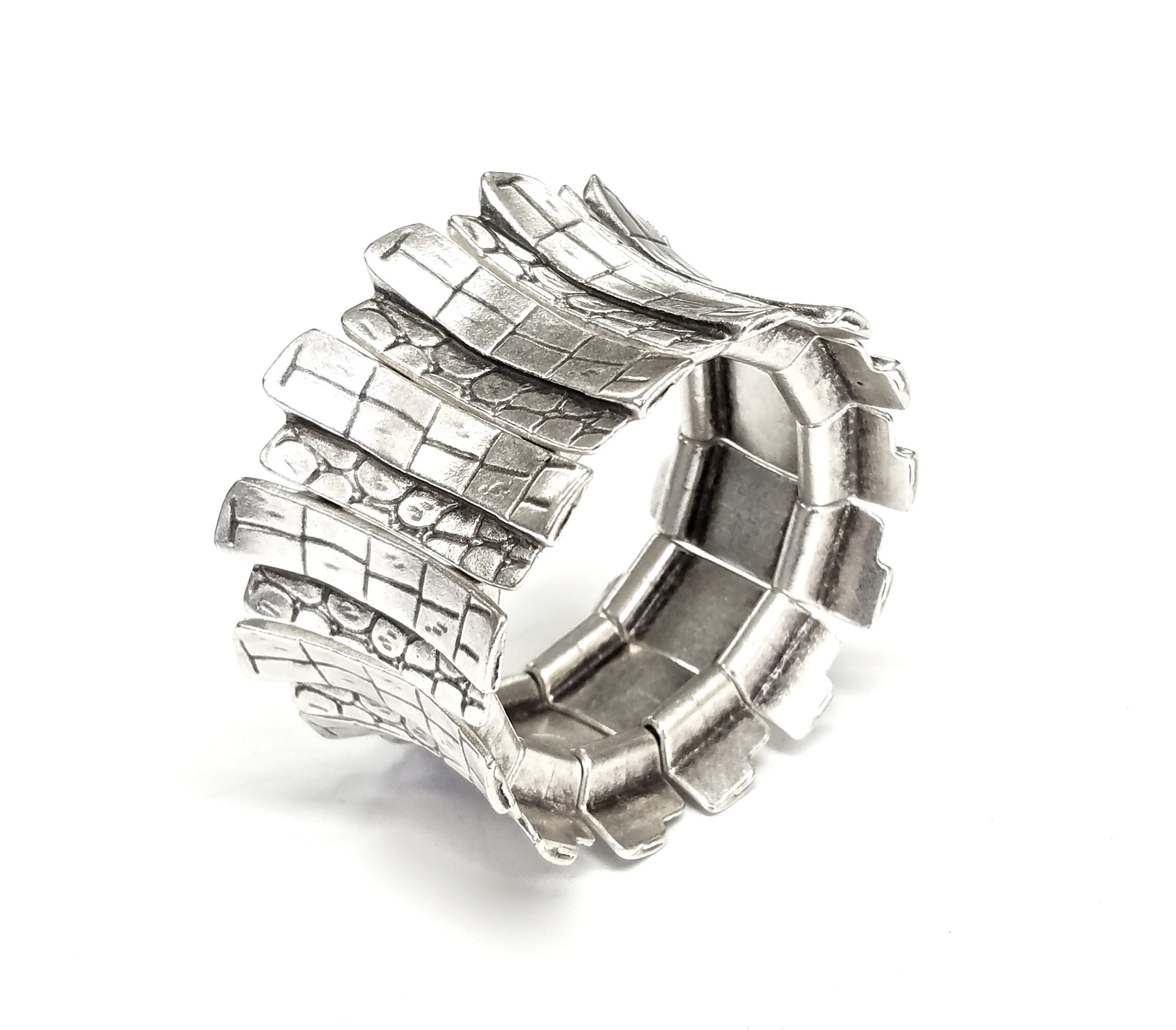 Handmade Pewter Bracelet - 2705