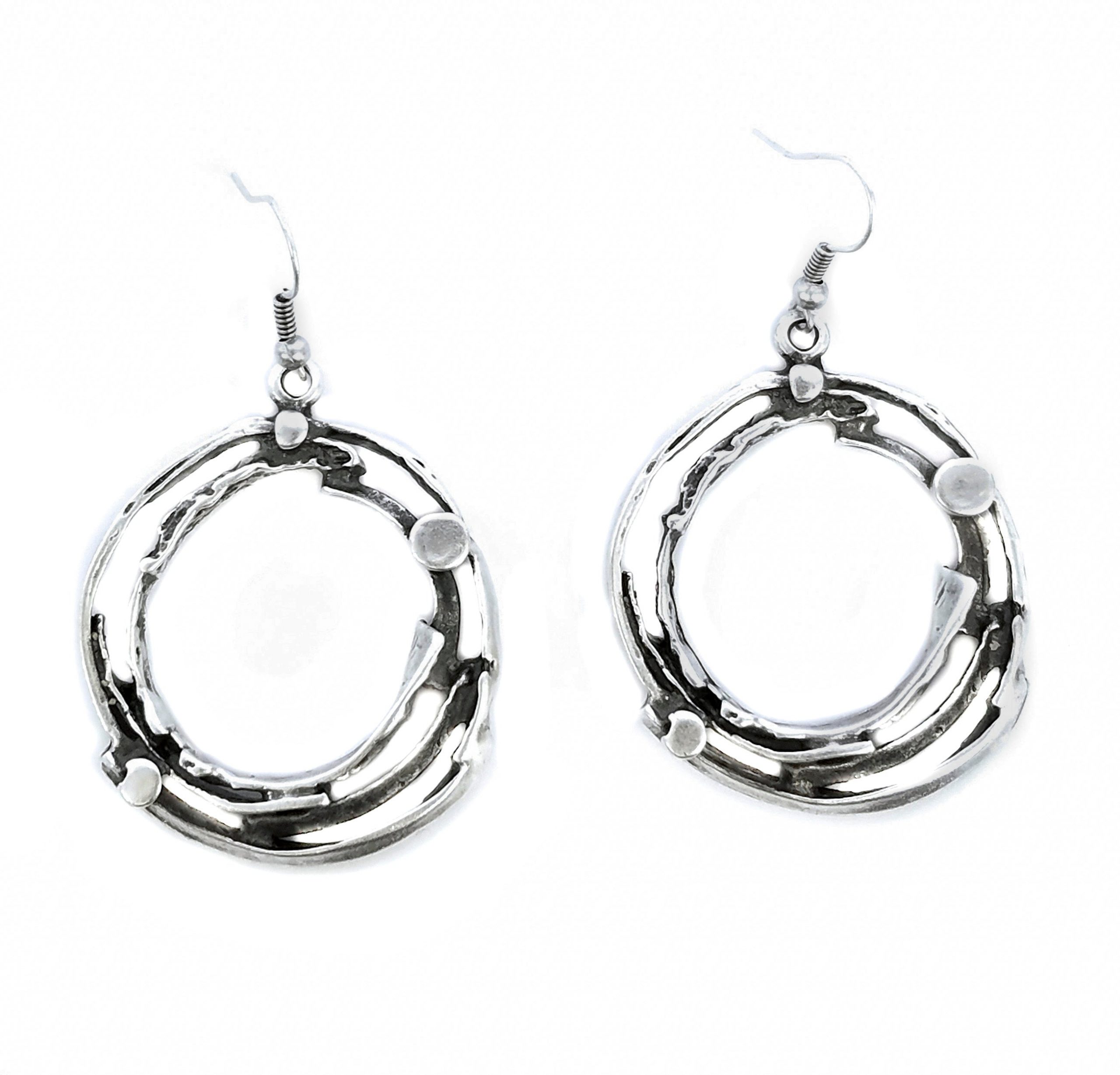 Handmade Pewter Earrings - KU90