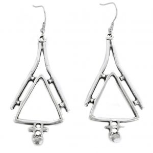 Handmade Pewter Earrings - KU116