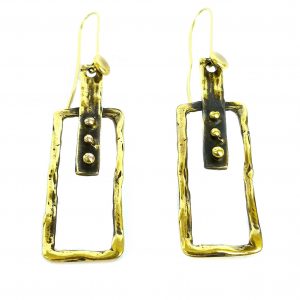 Handmade Bronze Earrings - KU123 BRONZE