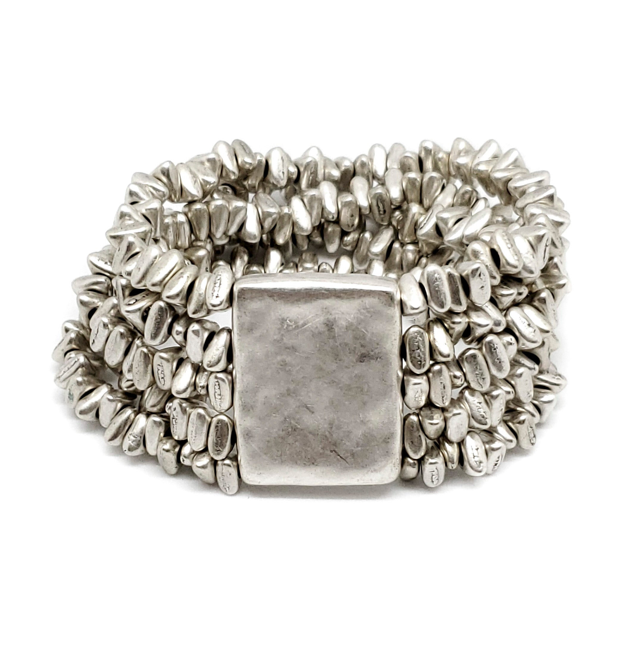 Handmade Pewter Bracelet - SLVR2010 - Image 2