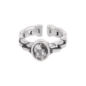 Handmade Crystal Brass Rings - 6803
