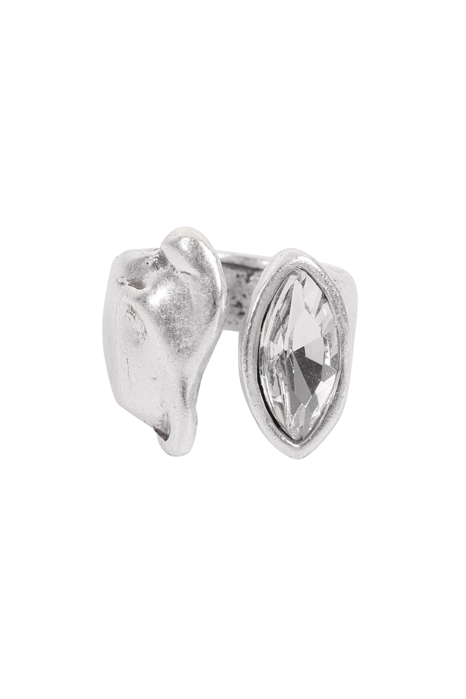 Handmade Crystal Brass Rings - 6804