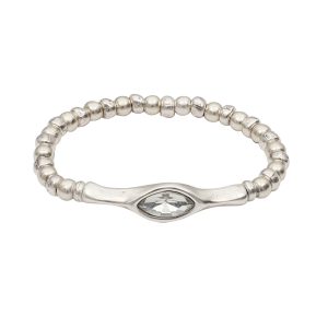 Handmade Crystal Pewter Bracelet - NB2523