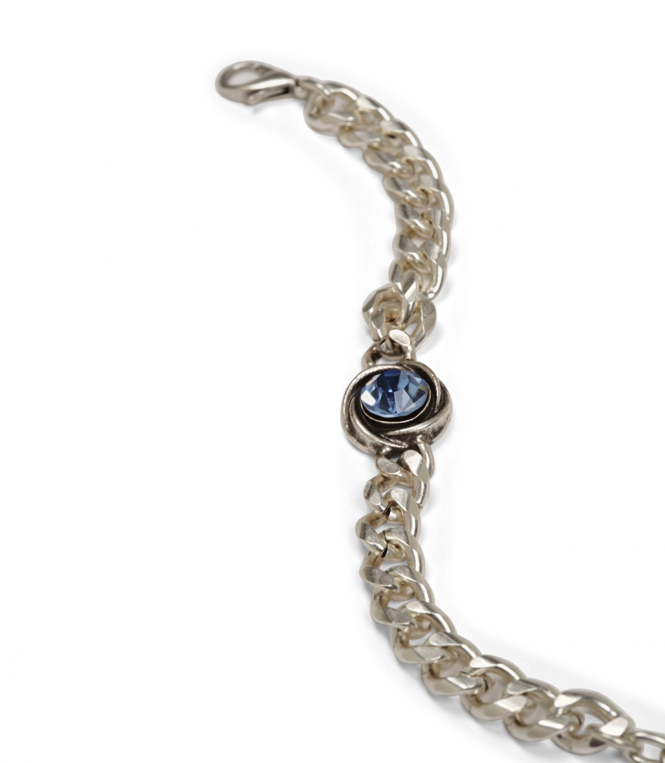 Handmade Crystal Pewter Bracelet - NB2528 - Image 3