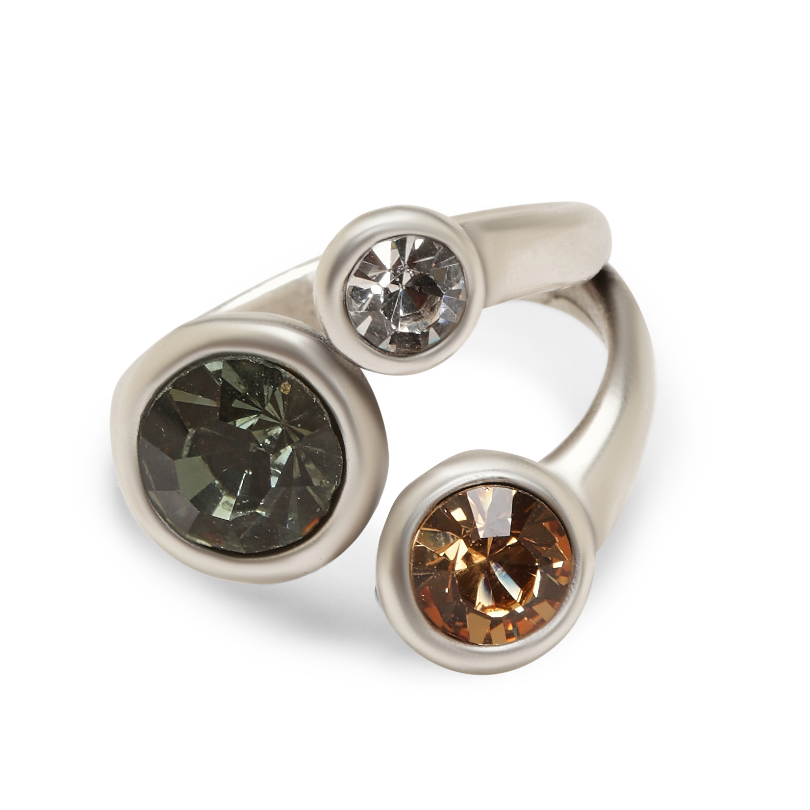 Handmade Crystal Brass Rings - NR6114 - Image 3