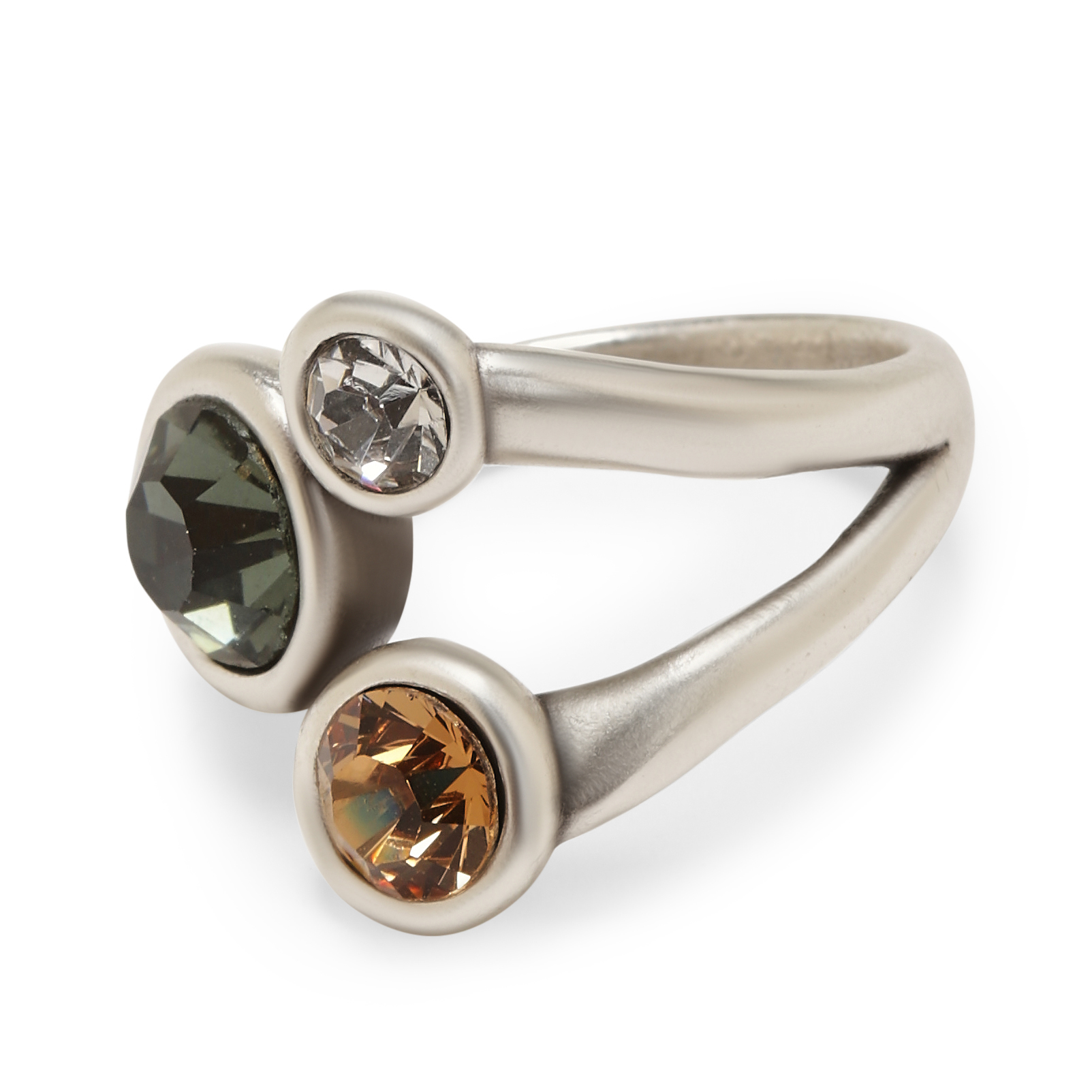 Handmade Crystal Brass Rings - NR6114 - Image 4