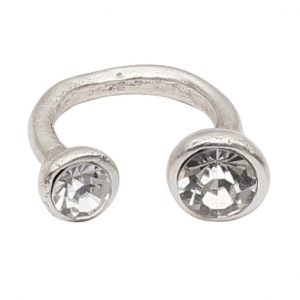 Handmade Crystal Brass Rings - NR6138