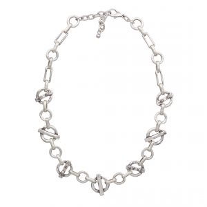 Handmade Pewter Necklace - 3834