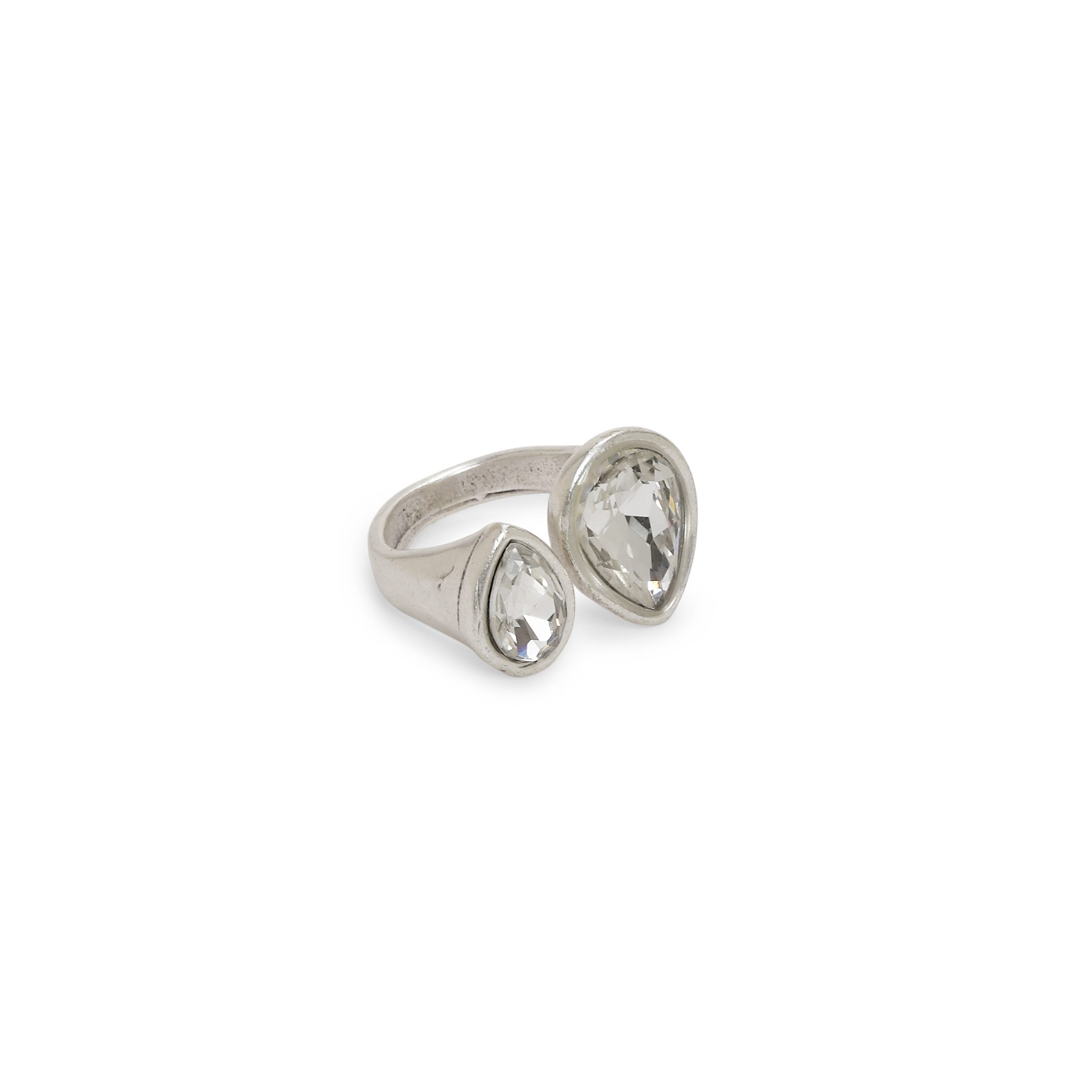 Handmade Crystal Brass Rings - 6813 - Image 2