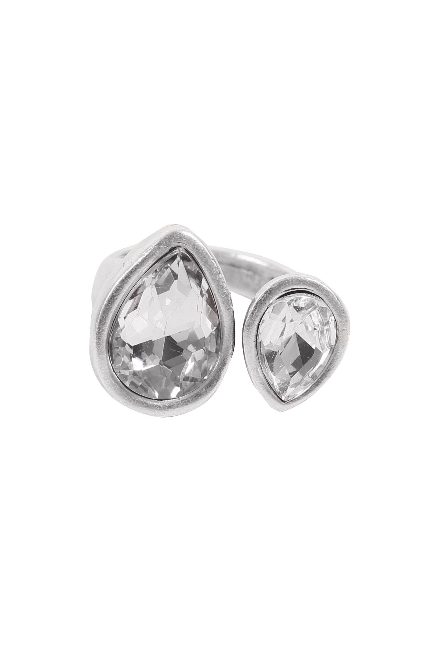Handmade Crystal Brass Rings - 6813