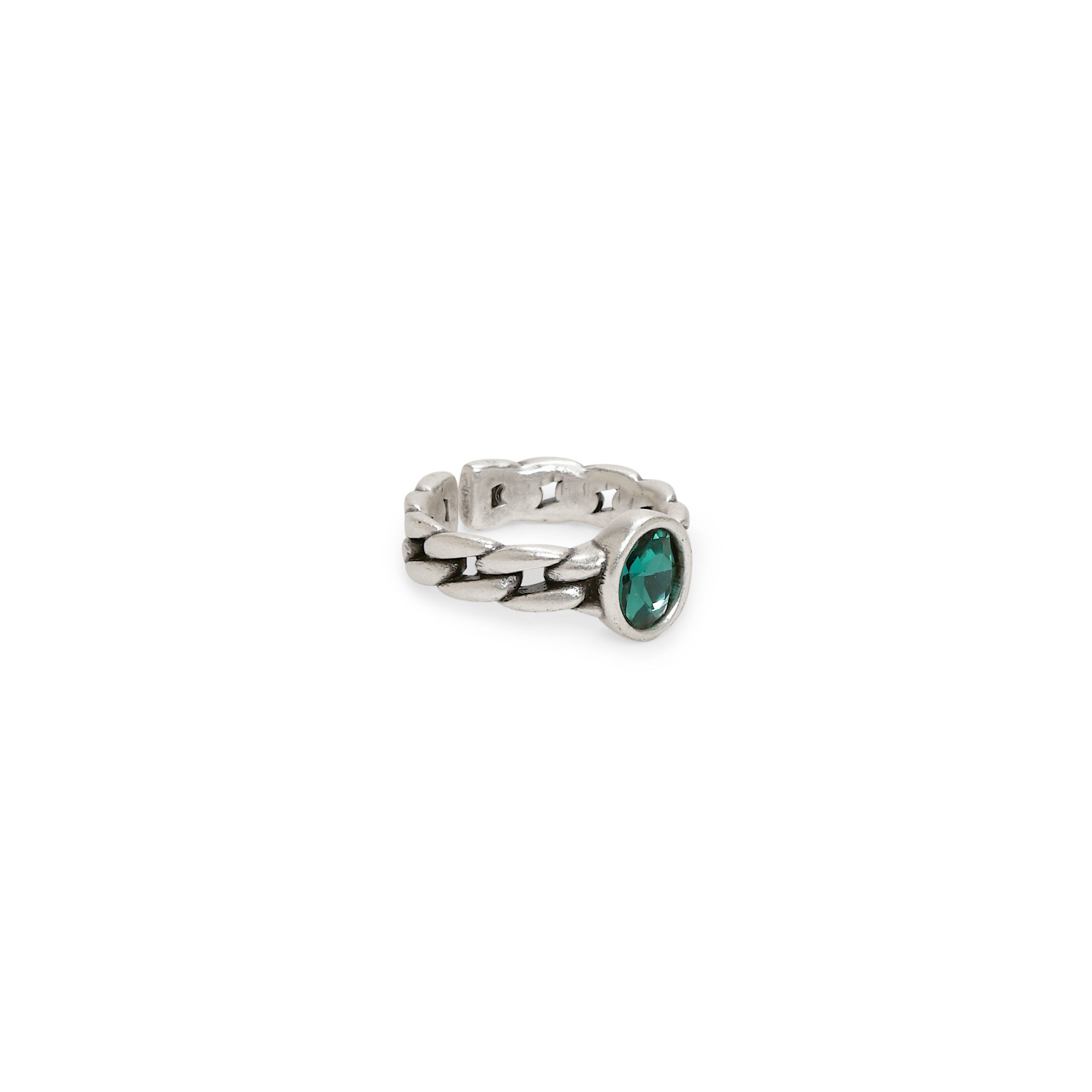 Handmade Crystal Brass Ring - 6851 - Image 3