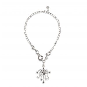 Handmade Crystal Pewter Necklace - CN111