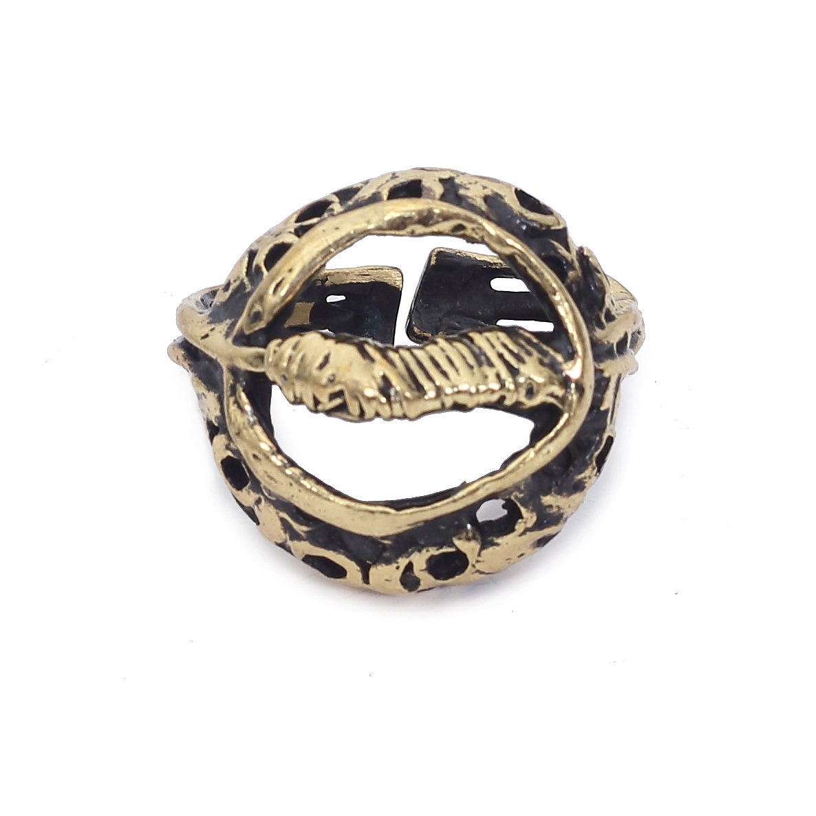 Handmade Bronze Ring - BRN6955 - Image 2
