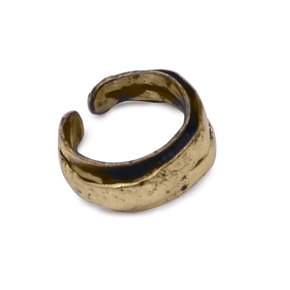 Handmade Bronze Ring - BRN6972 - Image 2