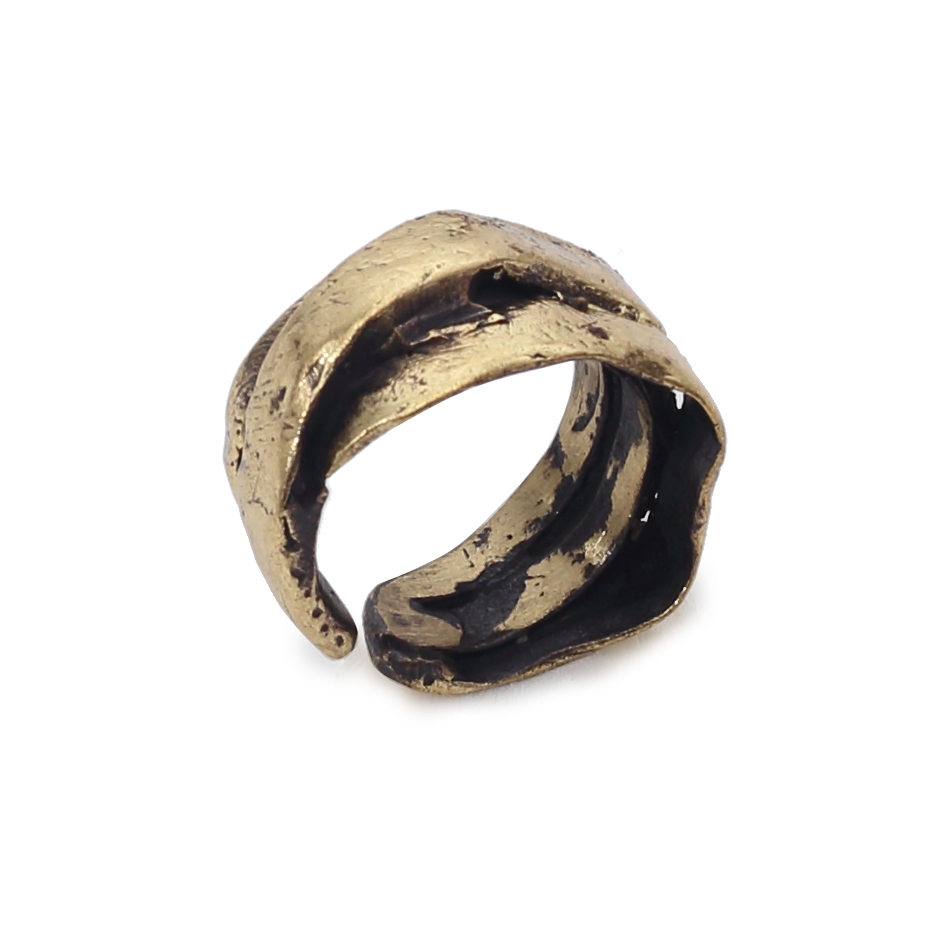 Handmade Bronze Ring - BRN6972 - Image 3