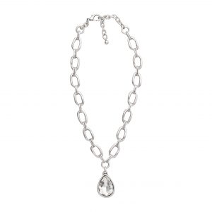 Handmade Queen Drop Crystal Necklace - 3942