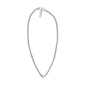 Handmade Pewter Chain Necklace - 3990